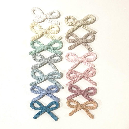 Knit Baby Bow Headband: Soft Cotton Head Accessory