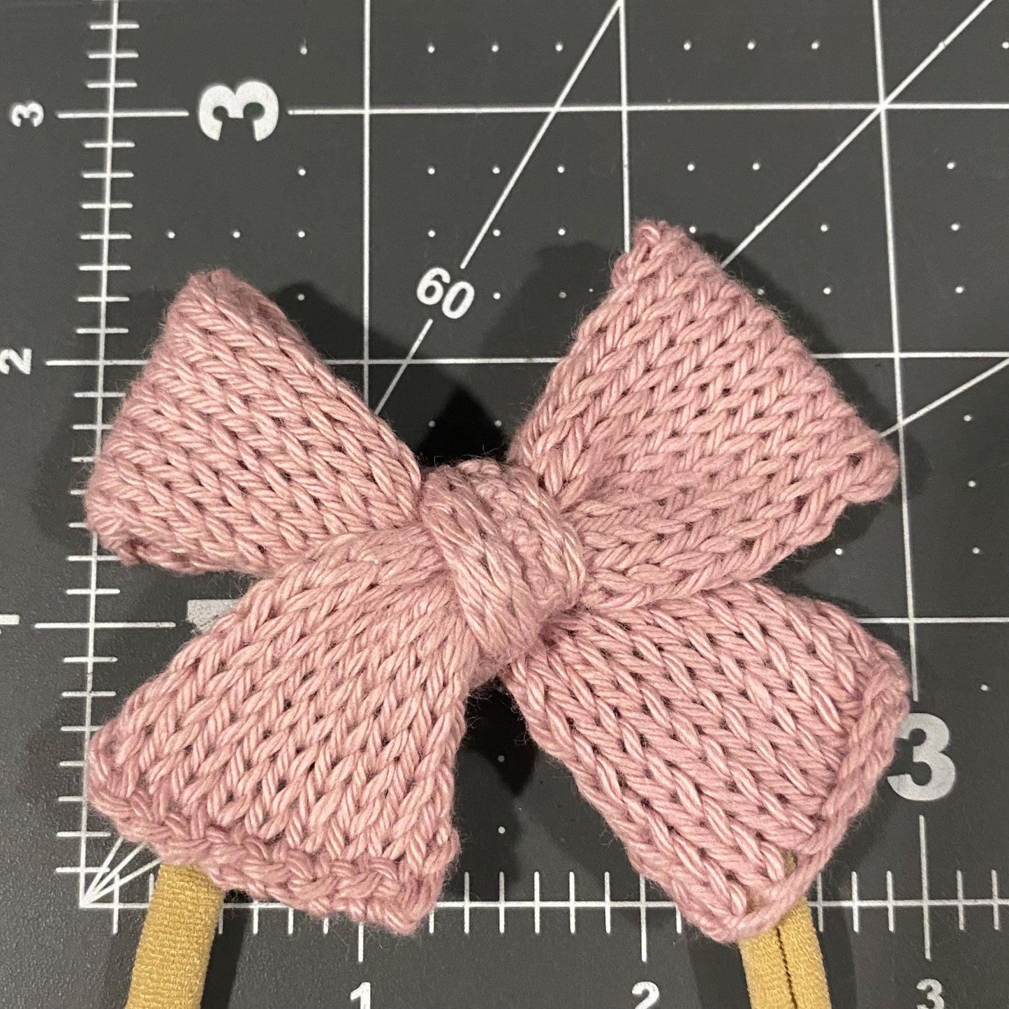 Knit Baby Bow Headband: Soft Cotton Head Accessory