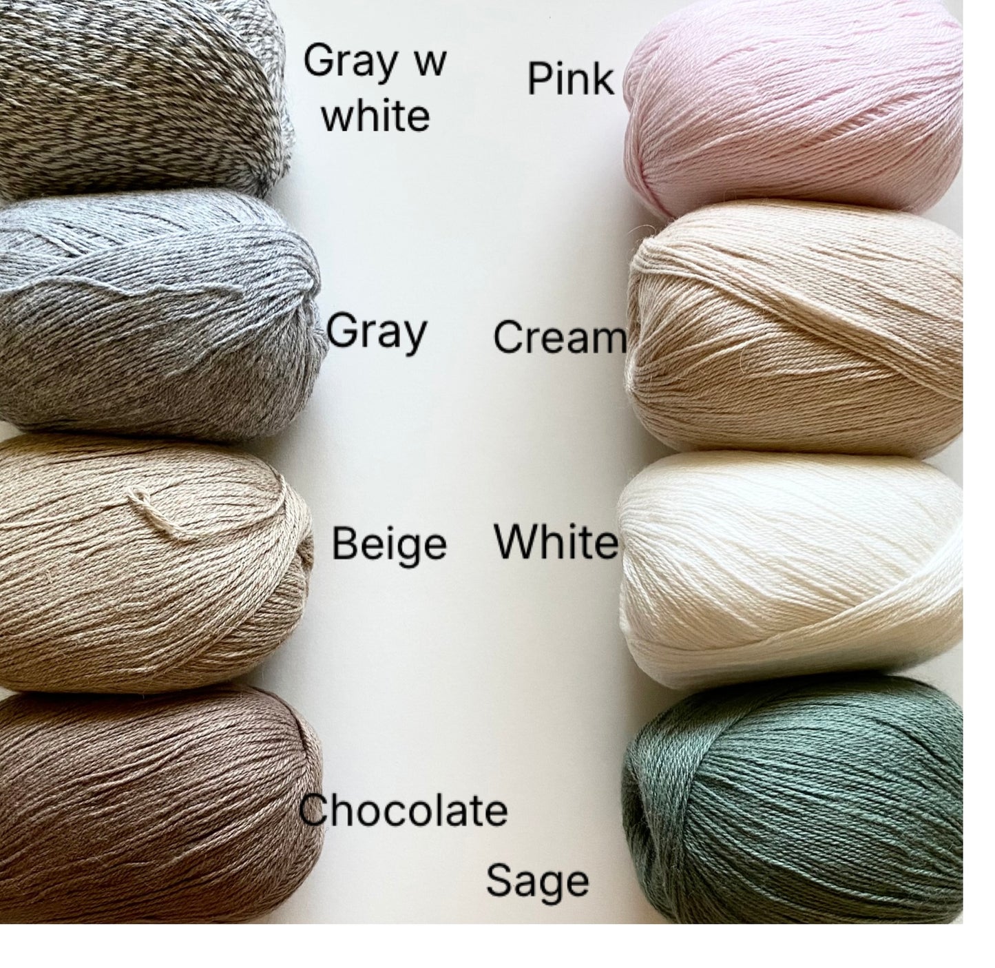 Newborn baby knit gift set. Handmade. 100% Casmere wool.