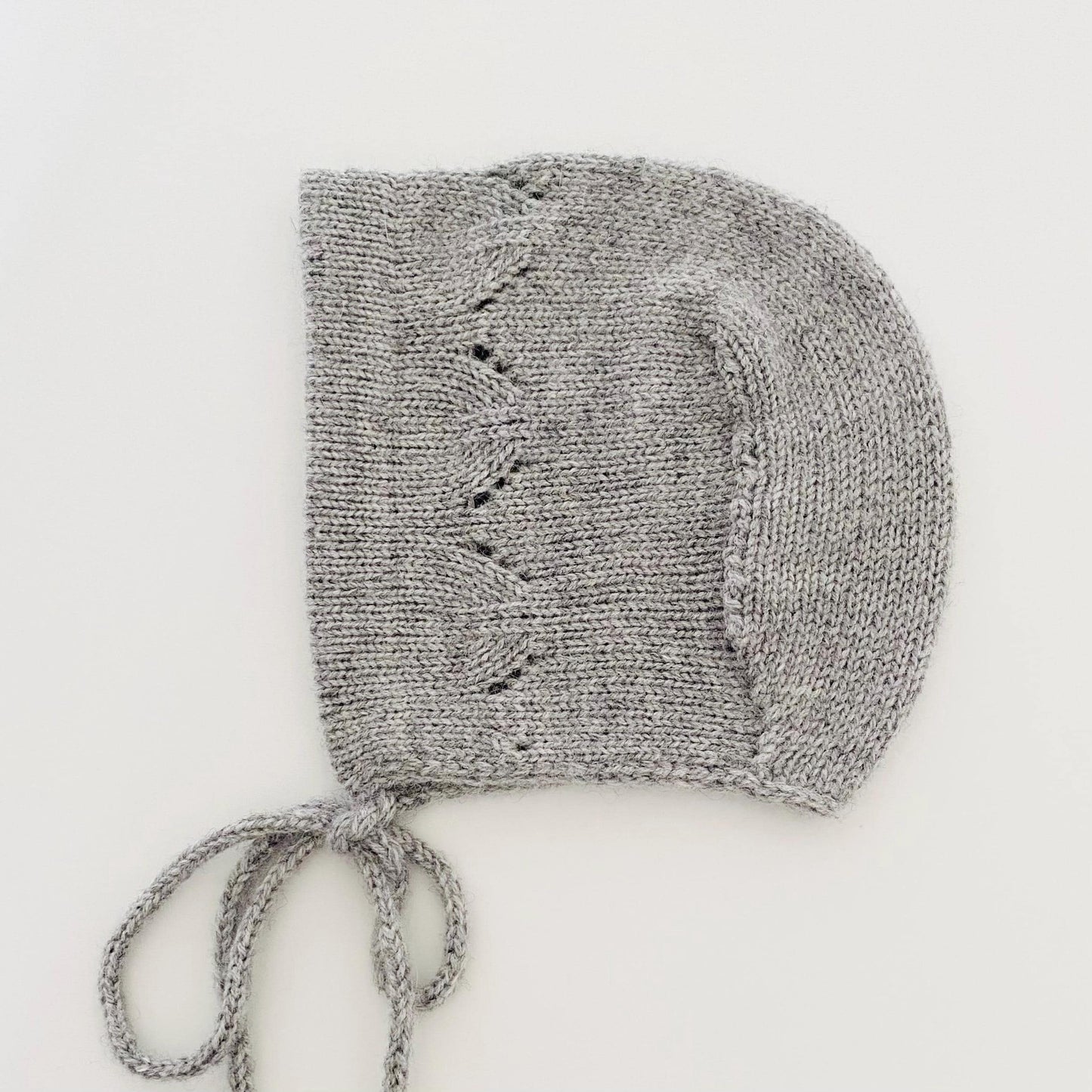Cashmere Knit Baby Bonnet: Soft & Warm, Handmade in USA